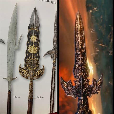 The spear in the trailer looks like a real Partizan : Eldenring