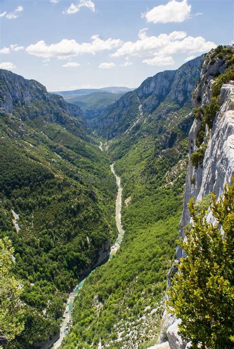 The Verdon Gorge In South Eastern France Haut Provence Stock Image