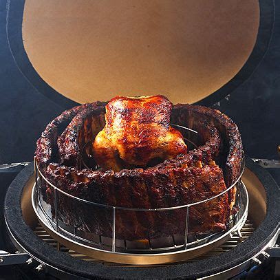 Best grilled and bbq chicken recipes. Rib Rings - The Extreme Rib Rack and Chicken Roaster ...