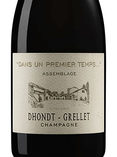 Dhondt Grellet Dans Un Premier Temps Extra Brut Champagne Vivino Us
