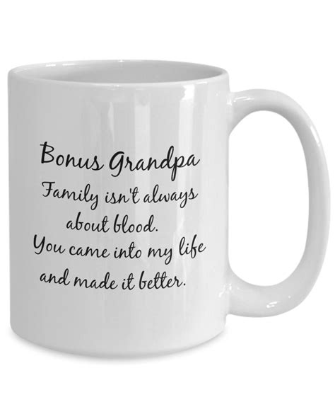 Bonus Grandpa Coffee Mug Grandpa Presents First Time Etsy