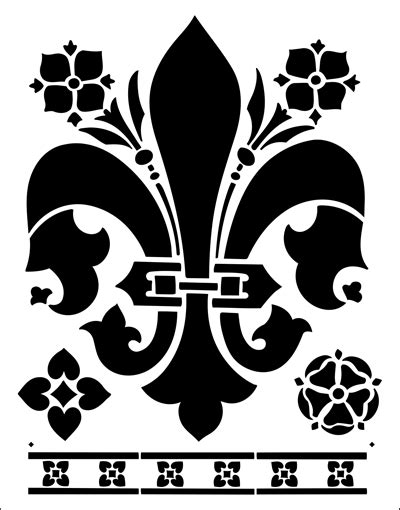 Medieval Stencil From The Stencil Library Budget Stencils Range Buy