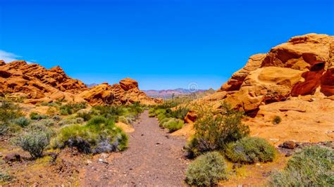 Rugged And Colorful Mountains Along Northshore Road Sr167 In Lake Mead