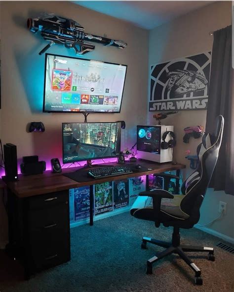 Not everyone can dedicate huge spaces for their gaming setup, and for a lot of people it. The Coolest PC Gaming Setup | Gaming room setup, Gaming ...