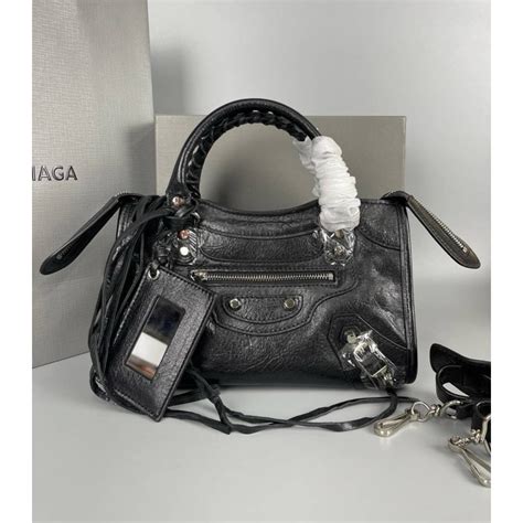 Balenciaga Classic Mini City Bag Ori เทพ Size 25 Cm Shopee Thailand