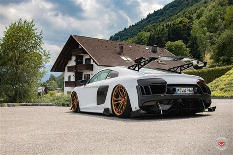 Audi R8 Gone Racy With Custom Ground Effects And Lowered Suspension