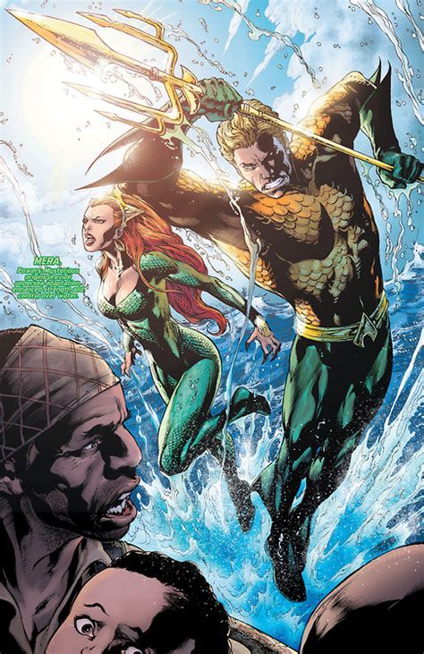 Aquaman And Mera By Ivan Reis Brightest Day 1 Aquaman Dc Comics