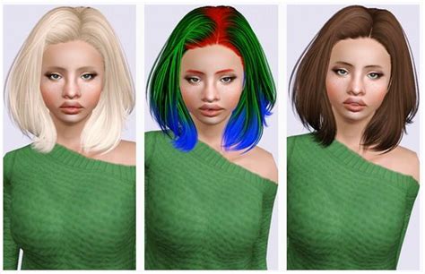Skysims 242 Hair Retexture By Beaverhausen Sims 3 Downloads Cc