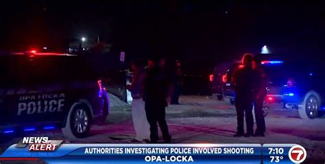 Authorities Investigate Police Involved Shooting In Opa Locka Wsvn 7news Miami News Weather