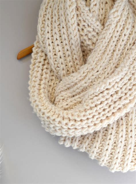 big knit scarf oversized knit scarf pattern easy knit scarf pattern knitting pattern cream