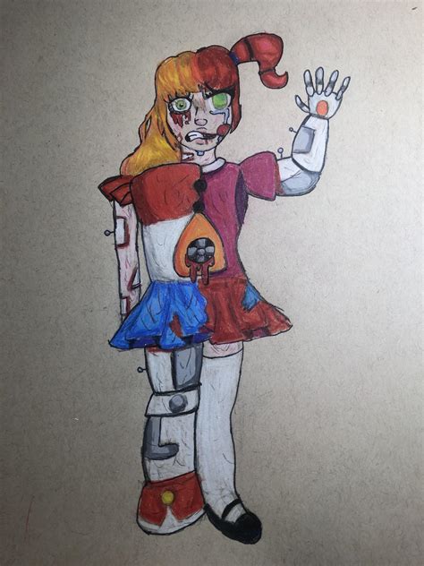 Circus Baby And Elizabeth Afton Fused My Art Rfivenightsatfreddys