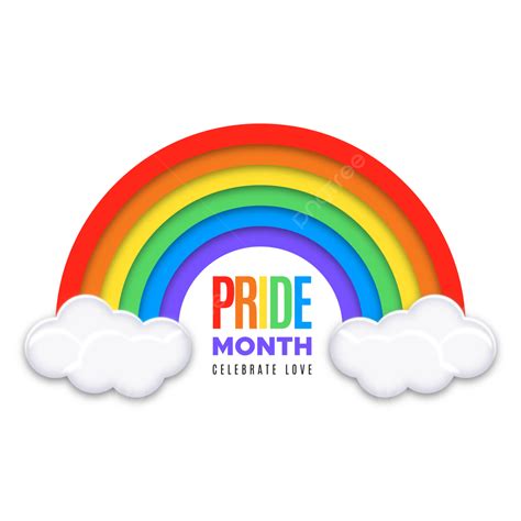 Pride Month Rainbow Lgbt Celebrate Love Vector Pride Month Pride