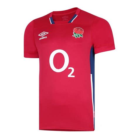 Umbro England Alternate Rugby Shirt 2021 2022 Redblue