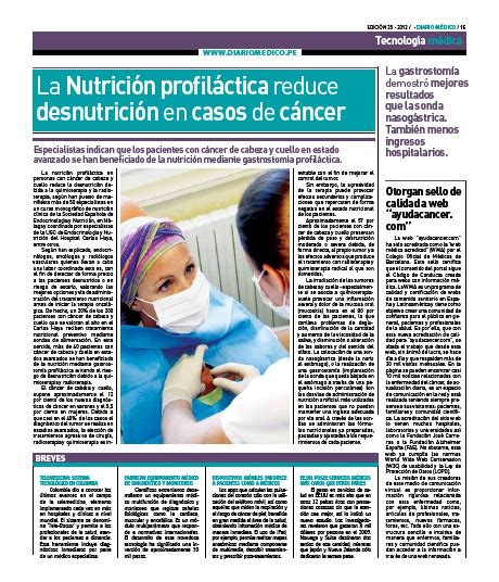 Diario Médico Edición Impresa 25 Diario Médico Perú
