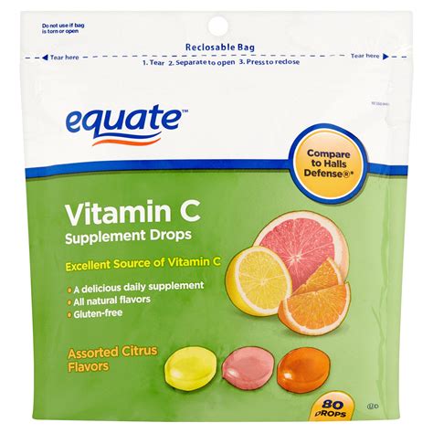 Equate Vitamin C Supplement Drops, 80 count - Walmart.com - Walmart.com