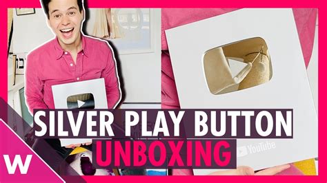 Silver Play Button Unboxing The Youtube 100000 Subscribers Creator