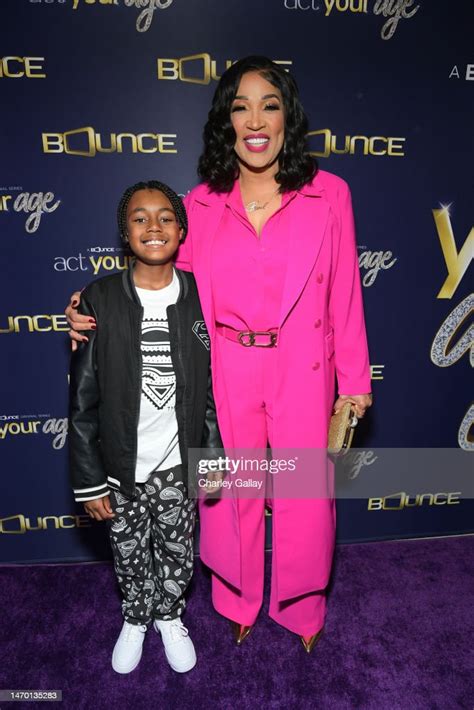 Kym Whitley And Son Joshua Whitley Attend Bounce Tv S Act Your Age News Photo Getty Images