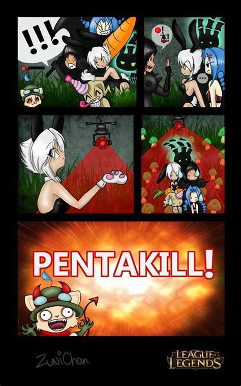 Learn and discuss effective strategy from lol community and dominate the field to. Teemo Pentakill | League | Pinterest