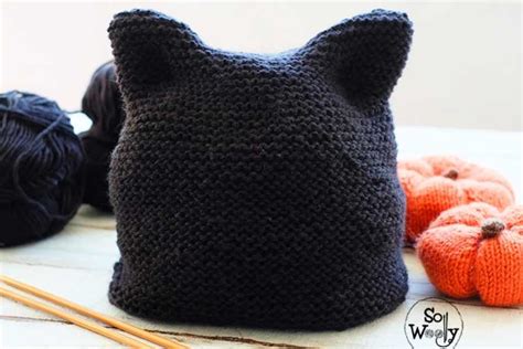 So Incredible How To Knit A Kitty Cat Hat For Halloween