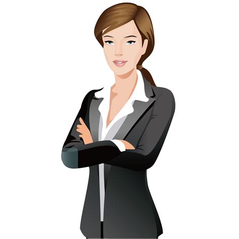 Businessperson Cartoon Silhouette Business Woman Png Download 1500