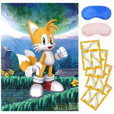 Buy Sonic Birthday Party Supplies Pin The Tail On Tails Sonic Party