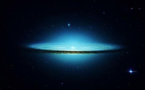Space Galaxy Cyan Stars 4k Wallpaperhd Digital Universe Wallpapers4k
