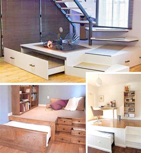 Hidden tub in the floor under. Tiny House Furniture: 23 Brilliant Ideas You Can Steal ...