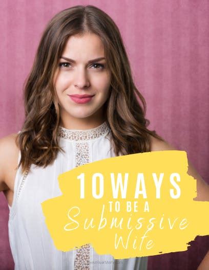 10 ways to be a submissive wife