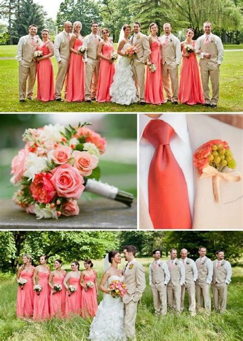 Coral Wedding Themes Summer Wedding Colors Wedding Color Schemes Wedding Decorations Summer