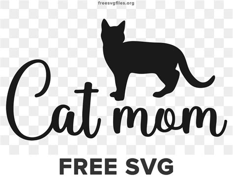 Cat Mom Svg Cut Files For Cricut And Silhouette