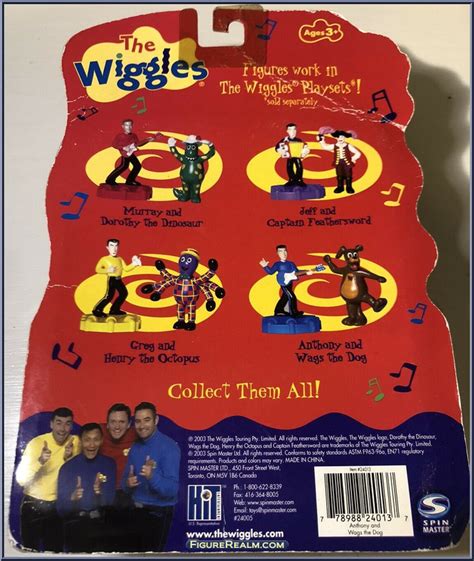 Anthony And Wags The Dog Wiggles Basic Series Spinmaster Action
