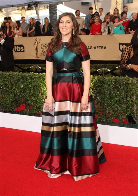 Mayim Bialik At 23rd Annual Screen Actors Guild Awards In Los Angeles