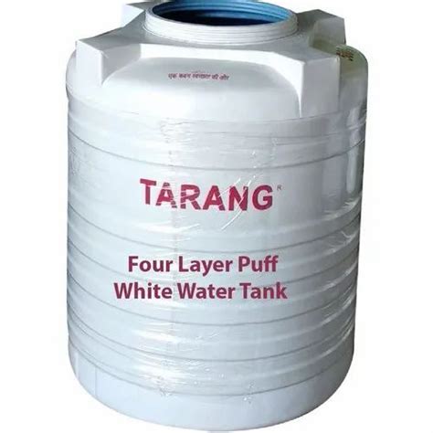 Tarang Four Layer Puff White Water Storage Tank At Rs 75litre In