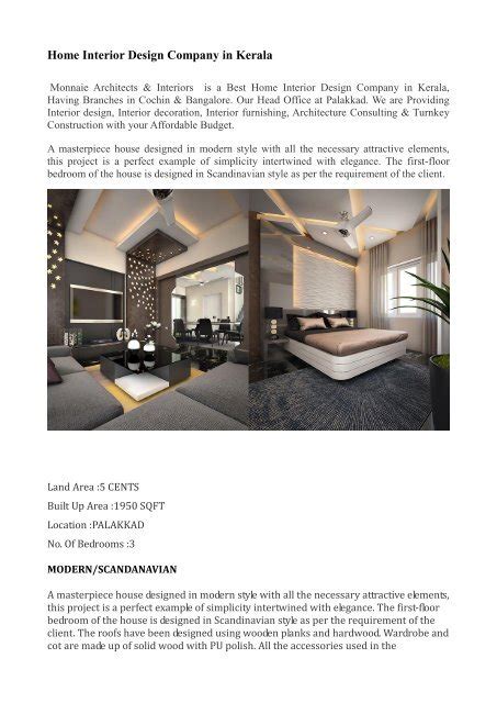 Home Interior Design Company In Kerala Converted