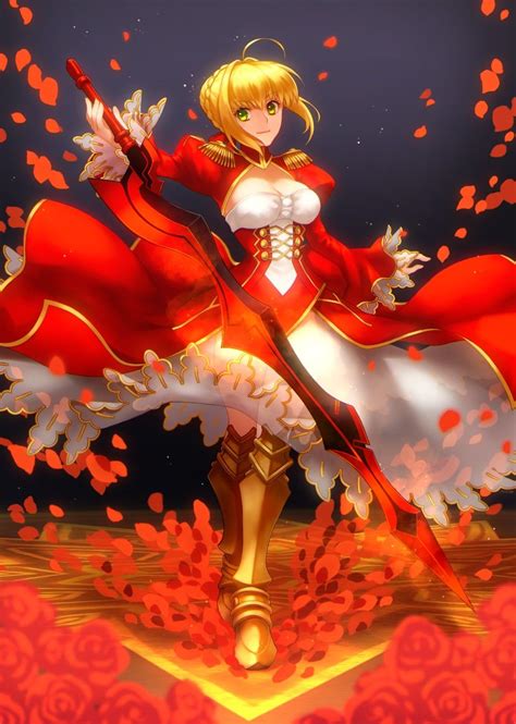 Nero Claudius Fate Extra Saber Fate Stay Night Fate Stay Night Rin
