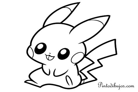 Orgullo Antiguo Simular Pikachu Kawaii Para Colorear Escribir Lustre