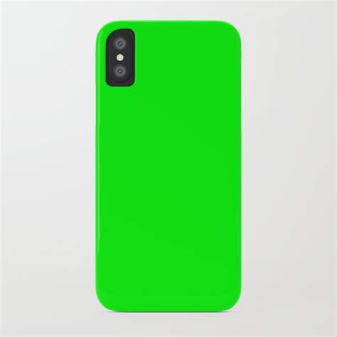 Lime Green Iphone Case By Colorpopdesign Society6