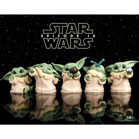 Jual Star Wars Baby Yoda Action Figure Mandalorian Set 5 Pcs Isi 5