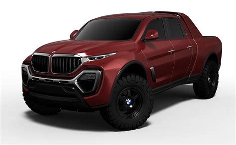 Bmw Pickup Truck Ute Rendered Worthy Mercedes X Class Rival