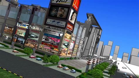 Mall 3d Animation And Walkthrough Youtube