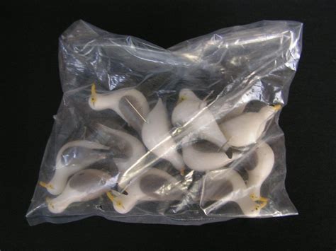 Miniature Seagulls Vintage Miniature Plastic Seagull Pins Etsy