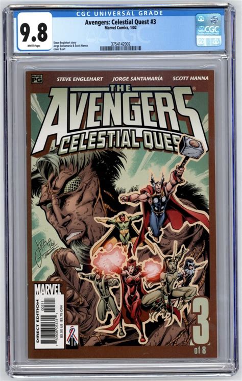 Avengers Celestial Quest 3 Cgc 98 1st Full Appearance Of Quoi