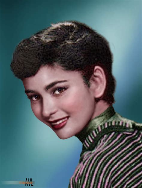 Colors For A Bygone Era Colorized Photo Of Barbara Perez The Audrey Hepburn Of