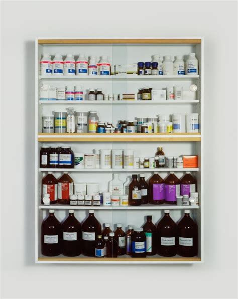View of damien hirst's pill cabinet exhibited at the white cube gallery during the fiac 2016. Damien Hirst|Pretty Vacant - 1989. (With images) | Damien ...