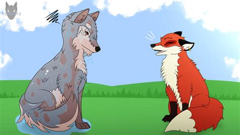 Fox And Wolf By Rauta2 On Deviantart