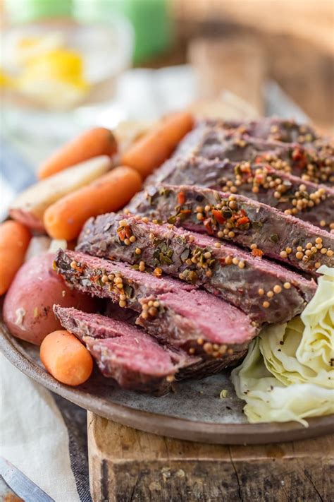 … we're using canned corned beef to make this quick and easy meal. Crock Pot Corned Beef and Cabbage Recipe - Cravings Happen