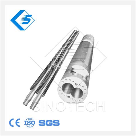 Sinotech Parallel Twin Barrels For Twin Screw Extruders Machines With