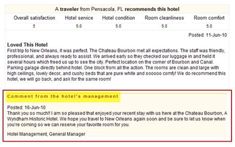 How To Respond To Online Hotel Reviews