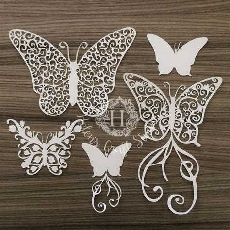 284 Cricut Template Butterfly Free Svg Butterfly Images SVG PNG EPS DXF