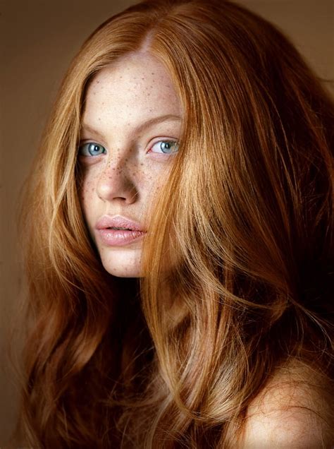 P Free Download Women Model Redhead Long Hair Portrait Display Face Freckles Bare